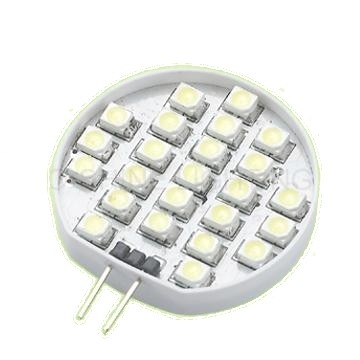 Image principale du produit Ampoule G4 24 leds blanc chaud 12V 1,2W