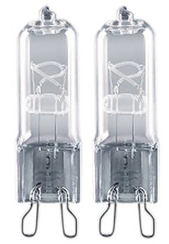 Image principale du produit lot de 2 Lampe Halogène G9 230V 33W claire éco remplace 50W