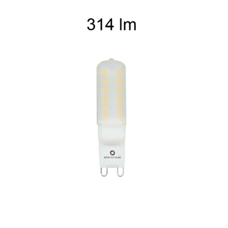 Image principale du produit Ampoule G9 led Beneito et faure 2.8W long 3000K