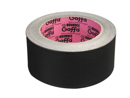 Image principale du produit AT205 noir Advance - Gaffer Alu noir mat 25m largeur 50mm