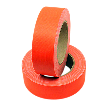 Image principale du produit Gaffer Fluo orange toilé 25m largeur 38mm