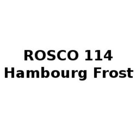 Image principale du produit Feuille 100 X 61cm filtre diffuseur Rosco 114 hambourg frost