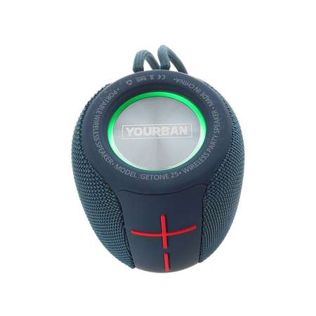 Image nº6 du produit Getone 25 Blue Yourban Enceinte bluetooth et USB bleu étanche IP65