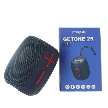 Image nº10 du produit Getone 25 Blue Yourban Enceinte bluetooth et USB bleu étanche IP65