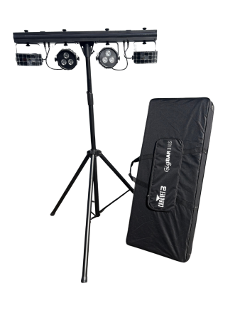 Image principale du produit GIGBar 3 ILS Chauvet DJ - Barre led 3 en 1 avec pied, tépécommande DMX et ILS
