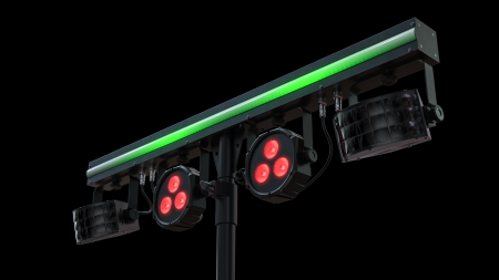 Image nº9 du produit GIGBar 3 ILS Chauvet DJ - Barre led 3 en 1 avec pied, tépécommande DMX et ILS