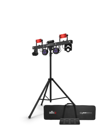 Image principale du produit GigBarMove ILS ChauvetDj - Pack complet barre led + lyres + effets + laser + par + strobe + pieds + housse + télécommandes + USB ILS