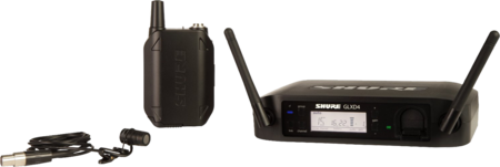 Image principale du produit Système complet HF numérique SHURE GLXD14E-WL185-Z2 micro cravate