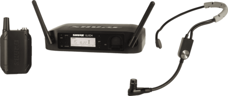 Image principale du produit Micro Shure - GLXD14E-SM35-Z2 Complet -Emetteur ceinture GLXD1- Bande Z2