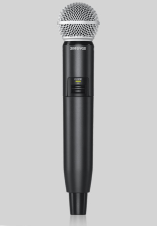Image secondaire du produit Shure GLXD24E-SM58-Z2 - Micro sans fil avec Émetteur main SM58 - Bande Z2