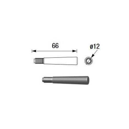 Image principale du produit Goupille type AXE fileté M8 pour structure ASD