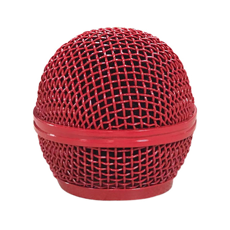 Image principale du produit Grille pour micro type Shure rouge