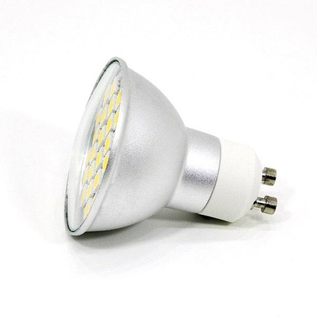 Image principale du produit Lampe led 3W Blanc chaud 120° GU10 230v aluminium