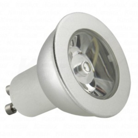 Image principale du produit Ampoule led GU10 3W blanc chaud Kanlux