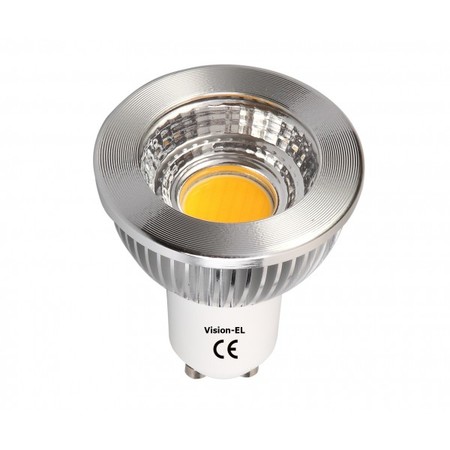 Image principale du produit Lampe GU10 230V à leds COB 5W blanc froid 6000K dimmable