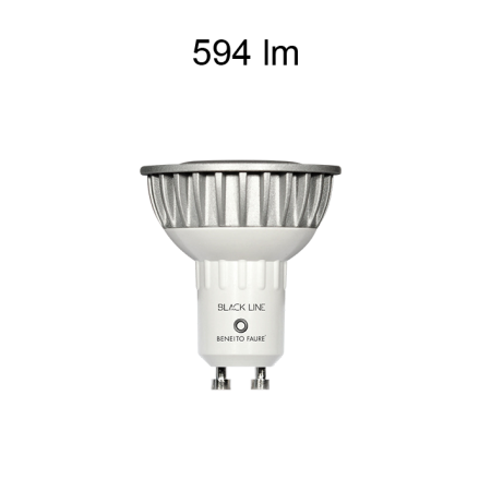 Image secondaire du produit Ampoule Beneito Faure à led SHARP GU10 230V 8W blanc Chaud 3000K 60°