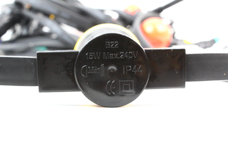 Image nº3 du produit Guirlande guinguette 10 douilles B22 avec LED longueur 10m