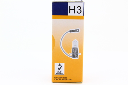 Image nº4 du produit Lampe Halogène H3 6V 25W pour Torche ZL500, ZL500N & ZL500G