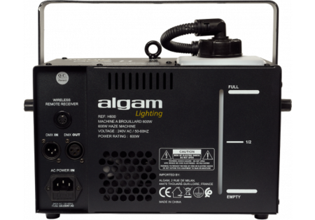 Image nº3 du produit H600 Algam Lighting - Machine à brouillard 600W télécommande et DMX