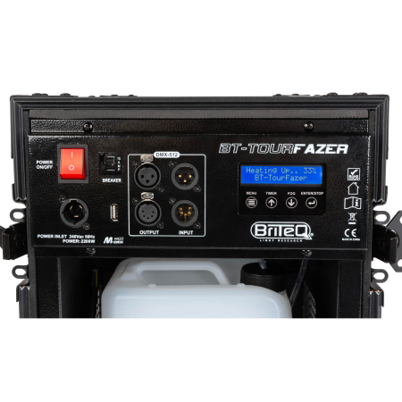 Image nº4 du produit BT-TOURFAZER Briteq - Machine à brouillard haute performance en flight case de tournée, 2200 W, contrôle DMX filaire