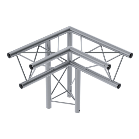 Image principale du produit DECO22T-AG03 Contestage - Angle Triangulaire 220 mm 3 directions 50 cm gauche 90° Livré avec 2x kits de jonction