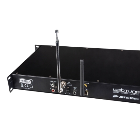 Image nº3 du produit WEBTUNE Jb Systems - Lecteur audio 19 pouces 1U équipé d’un écran couleur 2,4 pouces, compatible radio Internet, DAB+, FM