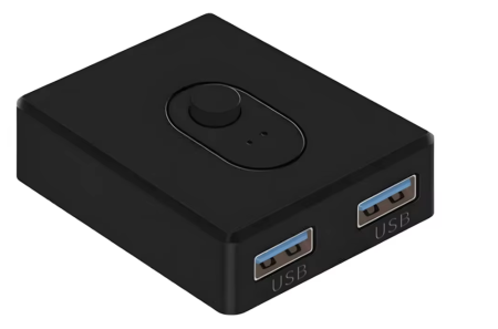 Image principale du produit HS2-B1 switch usb 3.0 4K bidirectionnel 1 vers 2
