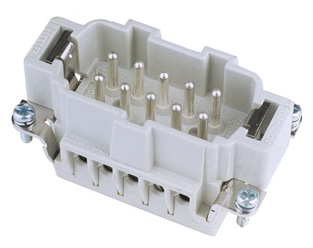 Image principale du produit insert male 10 poles type harting
