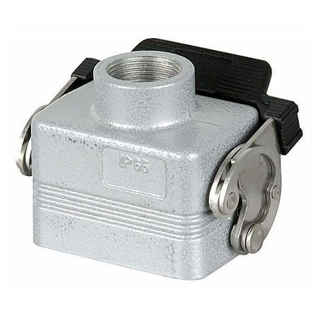 Image principale du produit Capot droit avec griffe 6 poles PG16 type harting