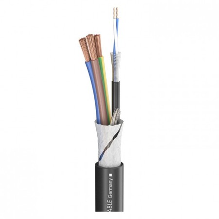 Image principale du produit Cable hybride puissance 3g1.5, dmx2x0.14 mm² Sommer cable diam ext 9.5mm