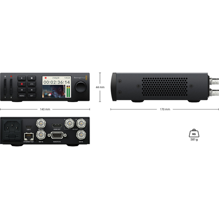 Image nº3 du produit Lecteur Enregistreur vidéo Blackmagic HyperDeck Studio Mini 1080p HDTV