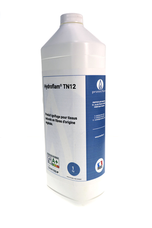 Image principale du produit Spray ignifugent Hydroflam TN12 pour tissus naturels 1Kg