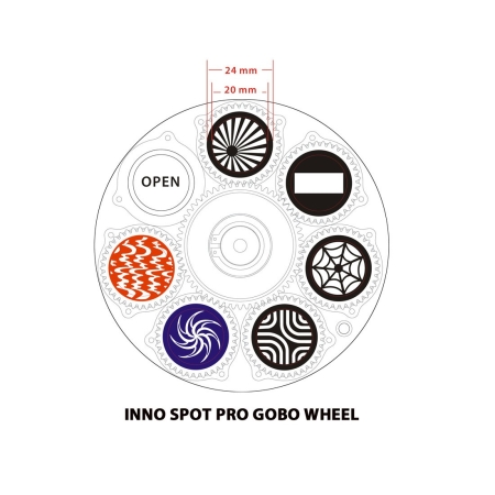 Image nº3 du produit Lyre Blanche - ADJ - Inno Spot PRO PEARL - 80W Led