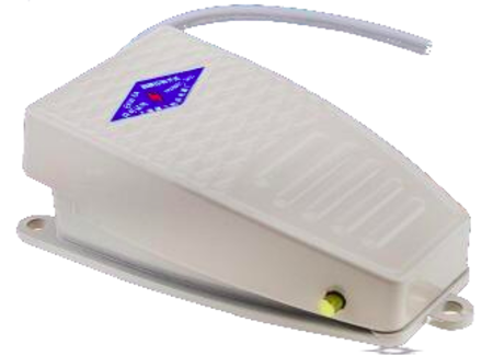 Image principale du produit Interrupteur à pied type pédale alu 5A