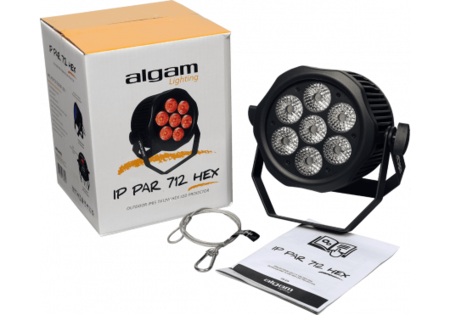 Image nº4 du produit IP-PAR-712-HEX Algam Lighting - Projecteur led étanche IP65 7X12W RGBWA + UV