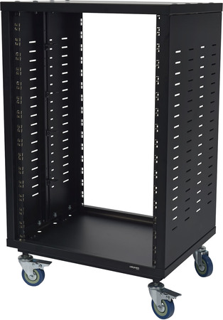 Image secondaire du produit Rack metal 16U sur roulettes format 19 pouces