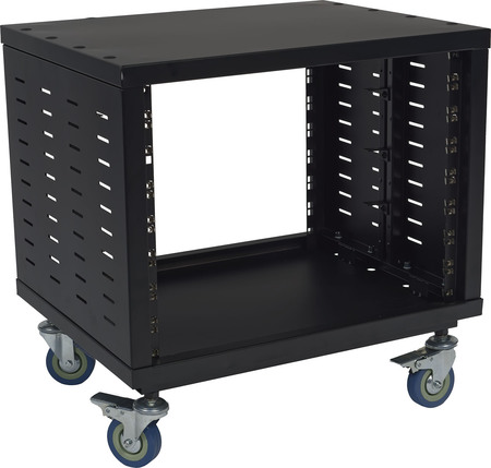 Image secondaire du produit Rack metal 8U sur roulettes format 19 pouces