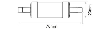 Image secondaire du produit Ampoule R7S 78mm Beneito Faure 5W équivalent 60W blanc neutre 4000K