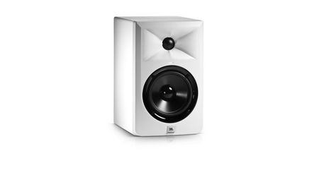 Image principale du produit Enceinte de monitoring JBL LSR 305 studio active 2 voies White Limited Edition