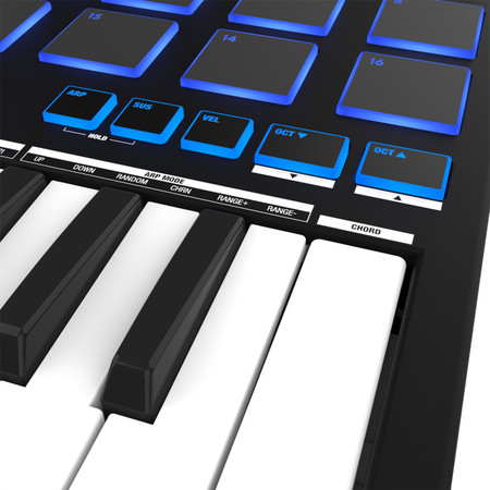 Image nº7 du produit KEYPAD PRO Reloop – Clavier midi 25 touches 16 pads 8 faders