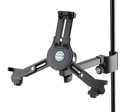 Image principale du produit 19791 K&M - Support tablette orientable et pivotant pour pied micro