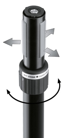 Image secondaire du produit K&M 21367 Barre de couplage M20 vers Ring Lock pour enceintes 800mm à 1380mm