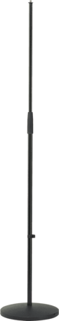 Image principale du produit Pied droit noir standard K&M 260/1 hauteur reglable base ronde