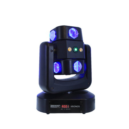 Image nº9 du produit Kronos Power lighting - Effet 4 en 1 beam wash strobe et laser bicolore a 4 rotations infinies