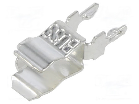 Image principale du produit Lamelle porte fusible pour PCB - Pin porte fusible socle plaquage étamé