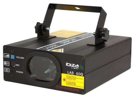 Image principale du produit Laser Ibiza LAS60G vert 60mW DMX