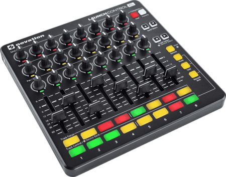 Image principale du produit Launch-Control-XL-B Novation - Controleur midi 16 pads 8 faders 24 rotatifs