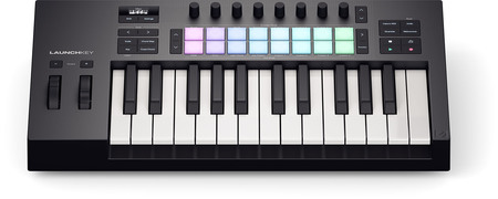 Image secondaire du produit LAUNCHKEY-25-MK4 Novation – Clavier maître 25 touches 16 pads 8 rotatifs
