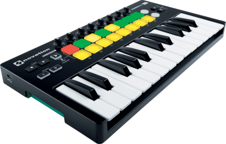 Image principale du produit Clavier maitre Novation Launchkey mini MK2 16 pads 25 notes