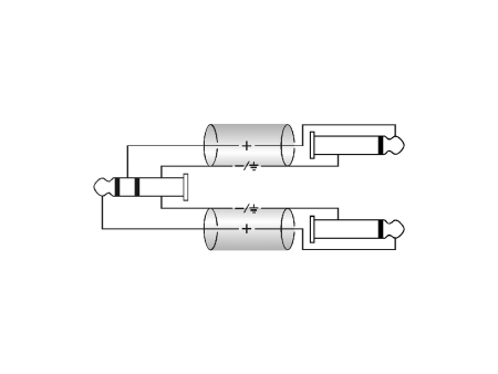 Image nº4 du produit CA-MJSJM3 KLOTZ CABLES - Cordon MiniJack 3,5mm vers 2 Jack 6,35mm Mono 3m